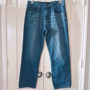 Calvin Klein Relaxed Straight Mens Classic Blue Men's Jeans Size 34